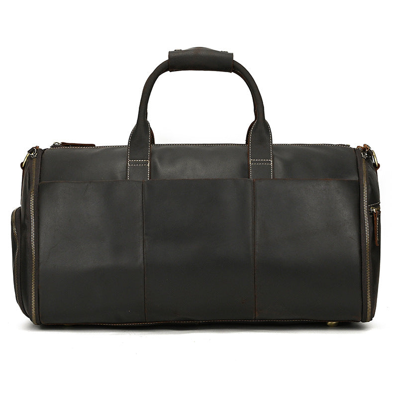 Vintage Reise-Sporttasche Leder faltbar – Bild 6 | LuxeStyle
