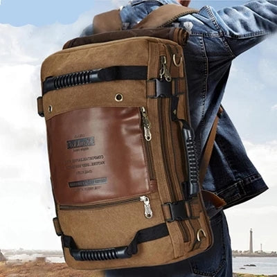Canvas Rucksack für Reisen und Bergtouren – Bild 10 | LuxeStyle