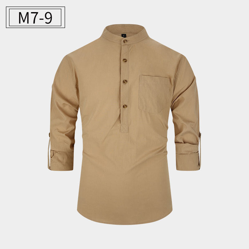 Herren Baumwollhemd – Lässiger Stil – Bild 13 | LuxeStyle