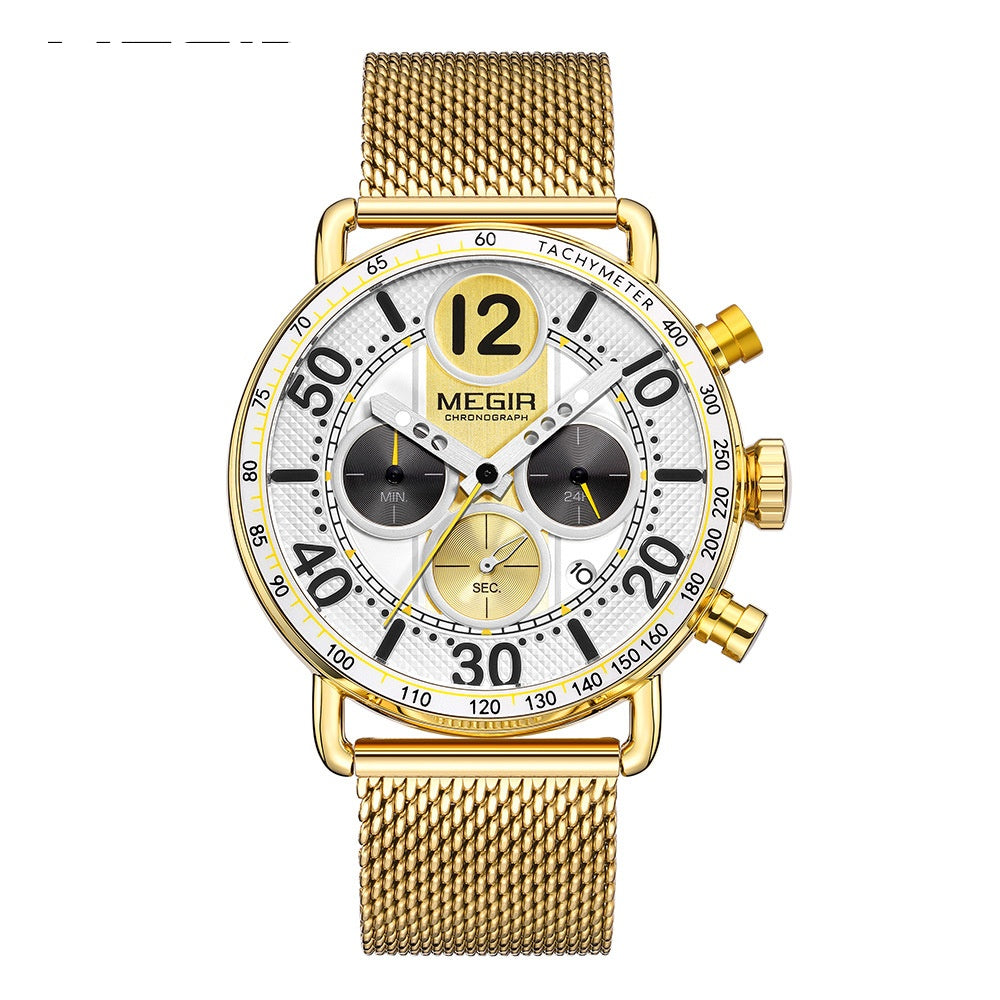 Goldene Herren-Armbanduhr