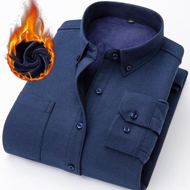 Oxford Flanell Hemd mit Fleece-Futter – Bild 8 | LuxeStyle