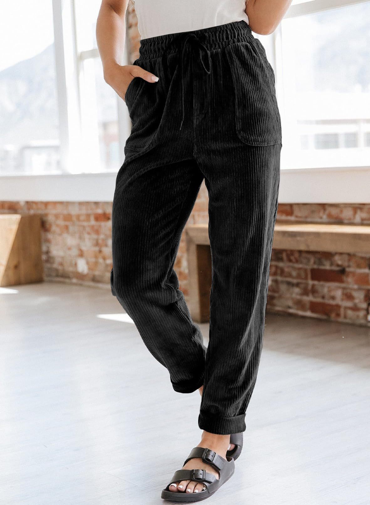 Cords Hose Damen, weiter Schnitt