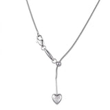 Farbe: White K Round Snake Chain