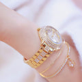 Quarz-Uhr mit Glitzerperlen | LuxeStyle