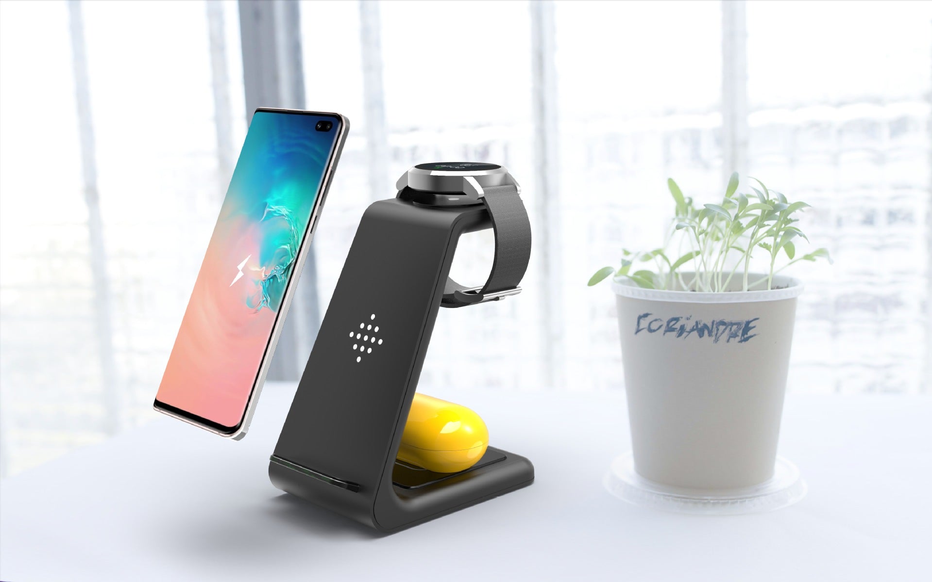 3-in-1 Wireless Ladestation für mehrere Geräte