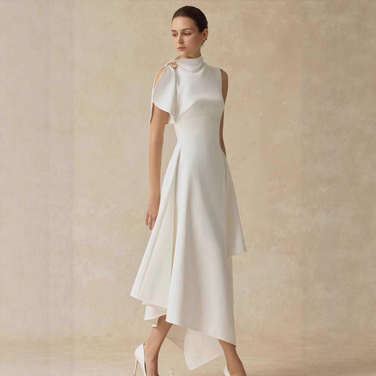Elegantes, tailliertes Maxikleid | LuxeStyle