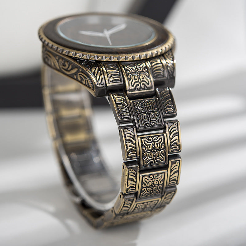 Holz-Armbanduhr Quarz Dekoration