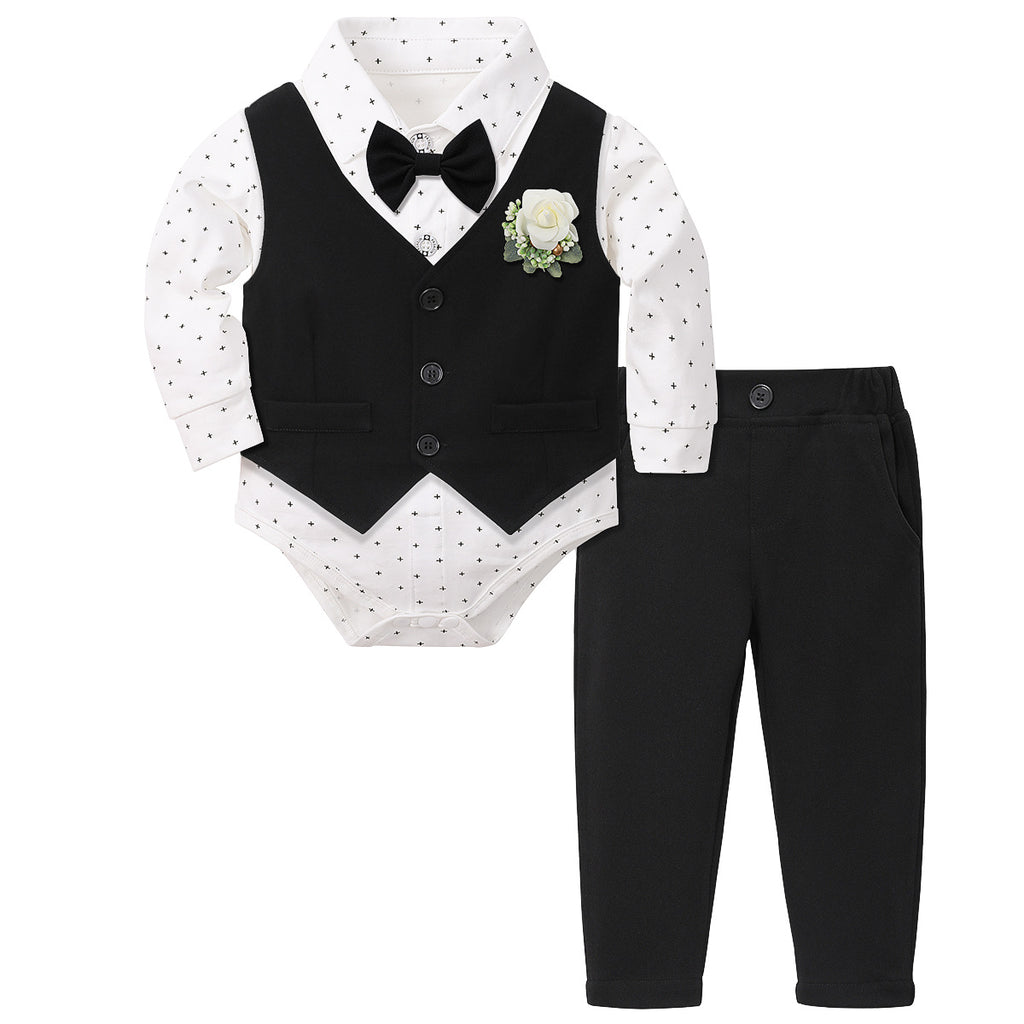 Baby Anzug Set mit Fliege – Bild 5 | LuxeStyle