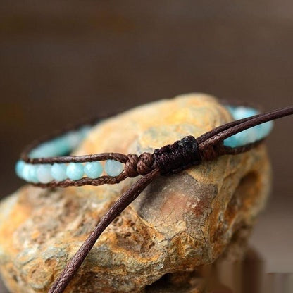 Geflochtenes Doppelstrang Kristall Armband – Bild 2 | LuxeStyle