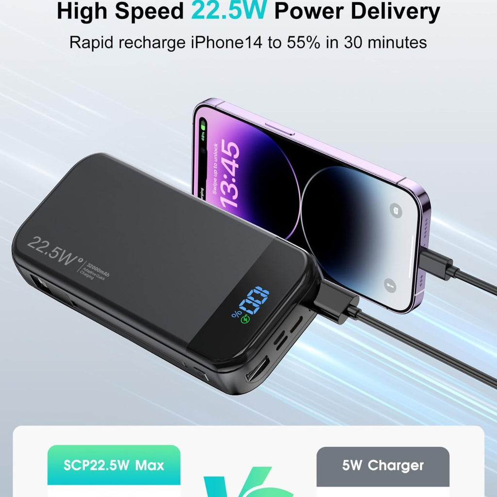 PSE Power Bank Fast Charge 32000mAh