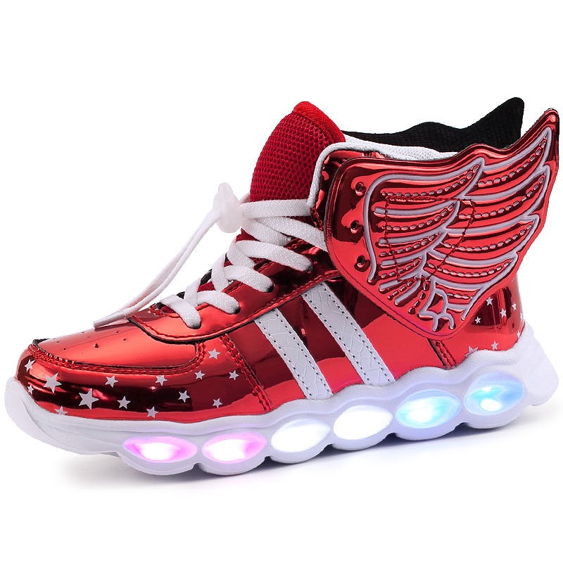 Glitzer-Sneakers mit wiederaufladbaren Flügeln – Bild 2 | LuxeStyle