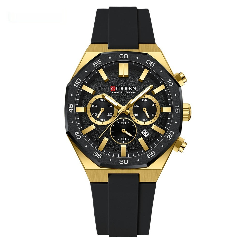 Wasserdichte Herrenuhr mit Multi-Hand Anzeige