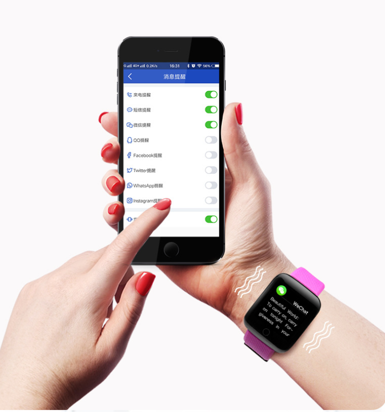 Smart-Armband mit Blutdruckmessung