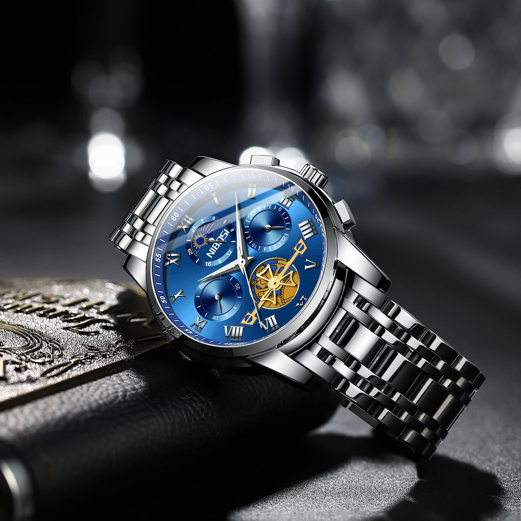 Uhr mit Zeiger, Quarz, 40 mm Zifferblatt – Bild 5 | LuxeStyle