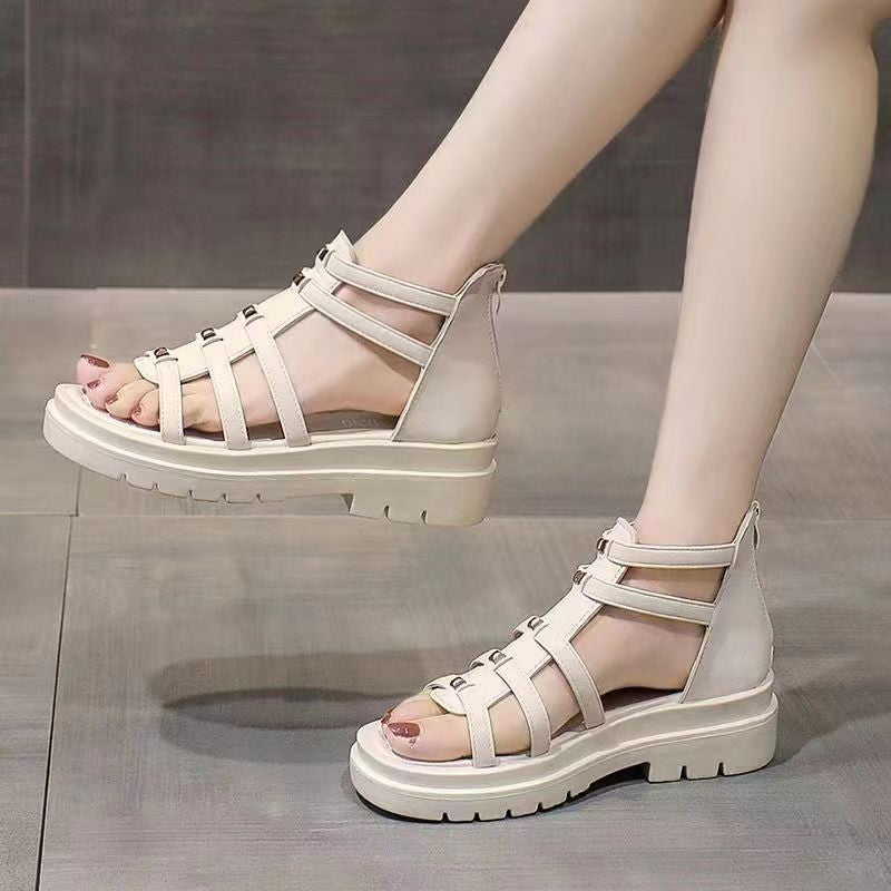 Platform-Wedgesandalen
