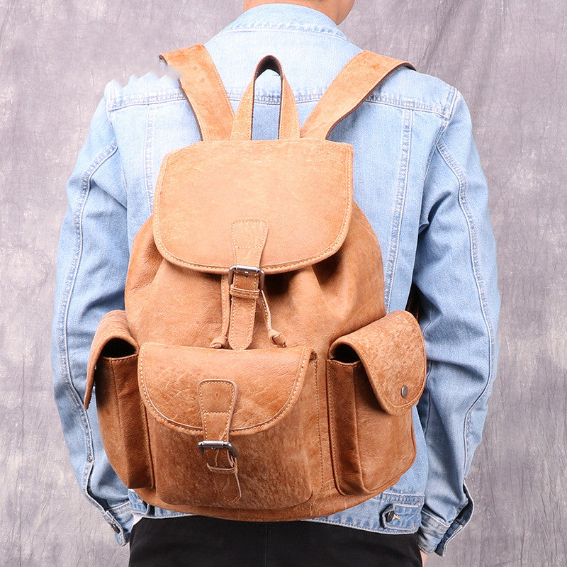 Vintage Leder Rucksack – Bild 3 | LuxeStyle