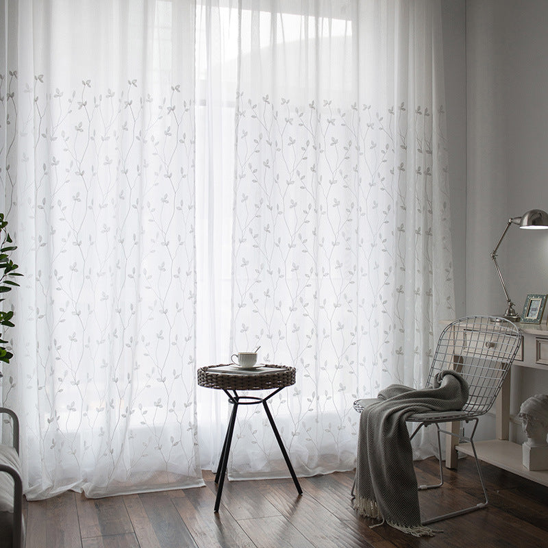 Bestickter Vorhang mit Lichtdurchlass – Bild 5 | LuxeStyle