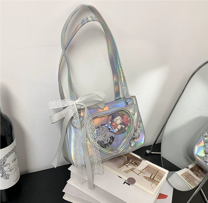 Einhandtasche mit seitlichem Fach – Bild 7 | LuxeStyle