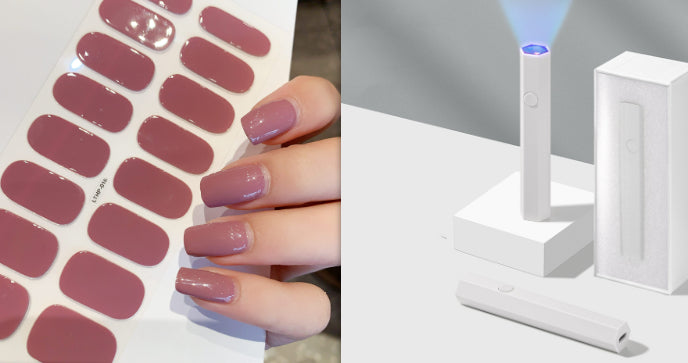 Blush UV Semi-Cured Gel-Nagelsticker – Bild 14 | LuxeStyle