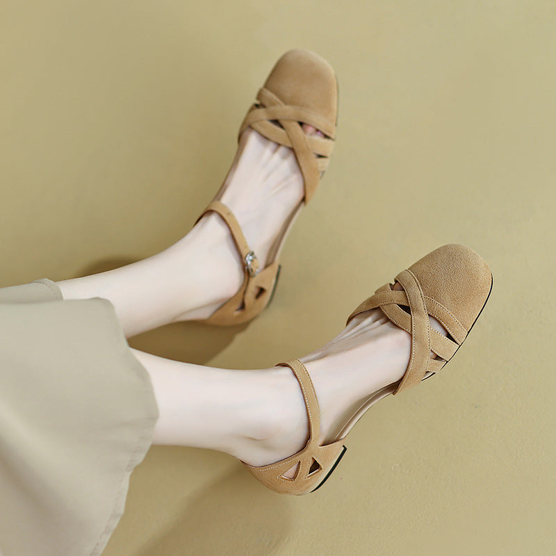 Klassische Retro-Römersandalen im französischen Stil – Bild 4 | LuxeStyle