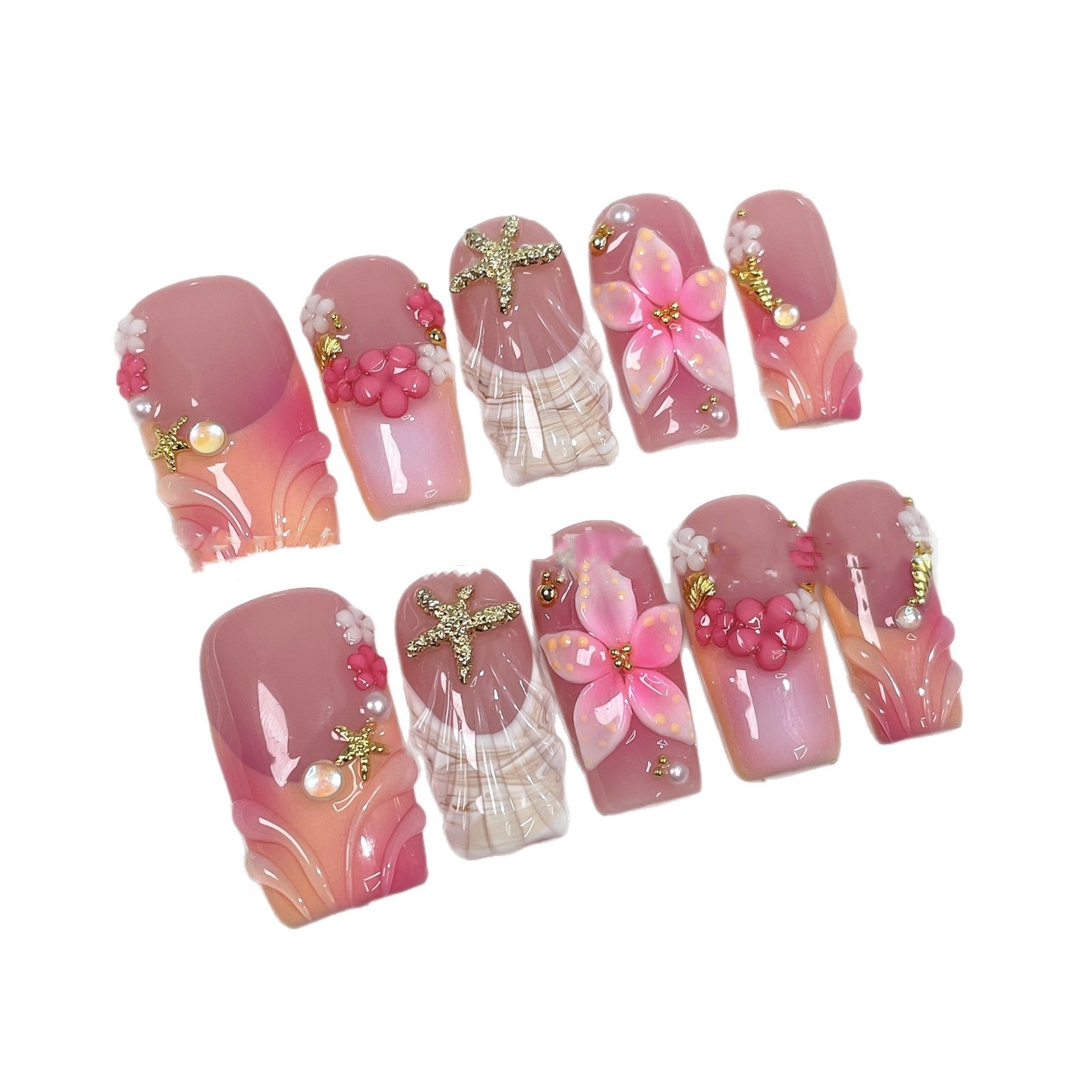 Dreamy Gradient Ocean Nail Art – Ansicht 4