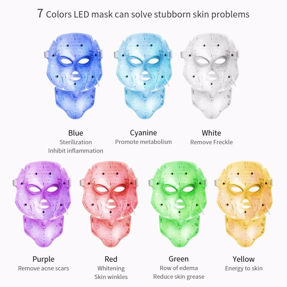 LED Photon Gesichts- und Halsmaske – Bild 4 | LuxeStyle