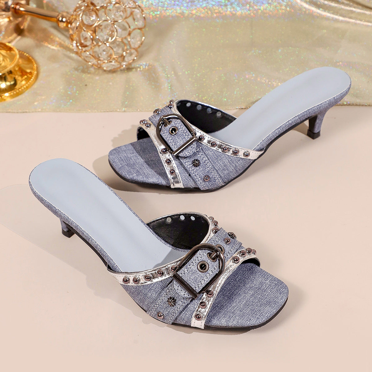 Slide Sandalen mit Reissverschluss – Bild 8 | LuxeStyle