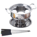 Edelstahl-Topf-Set mit Alkoholkocher | LuxeStyle