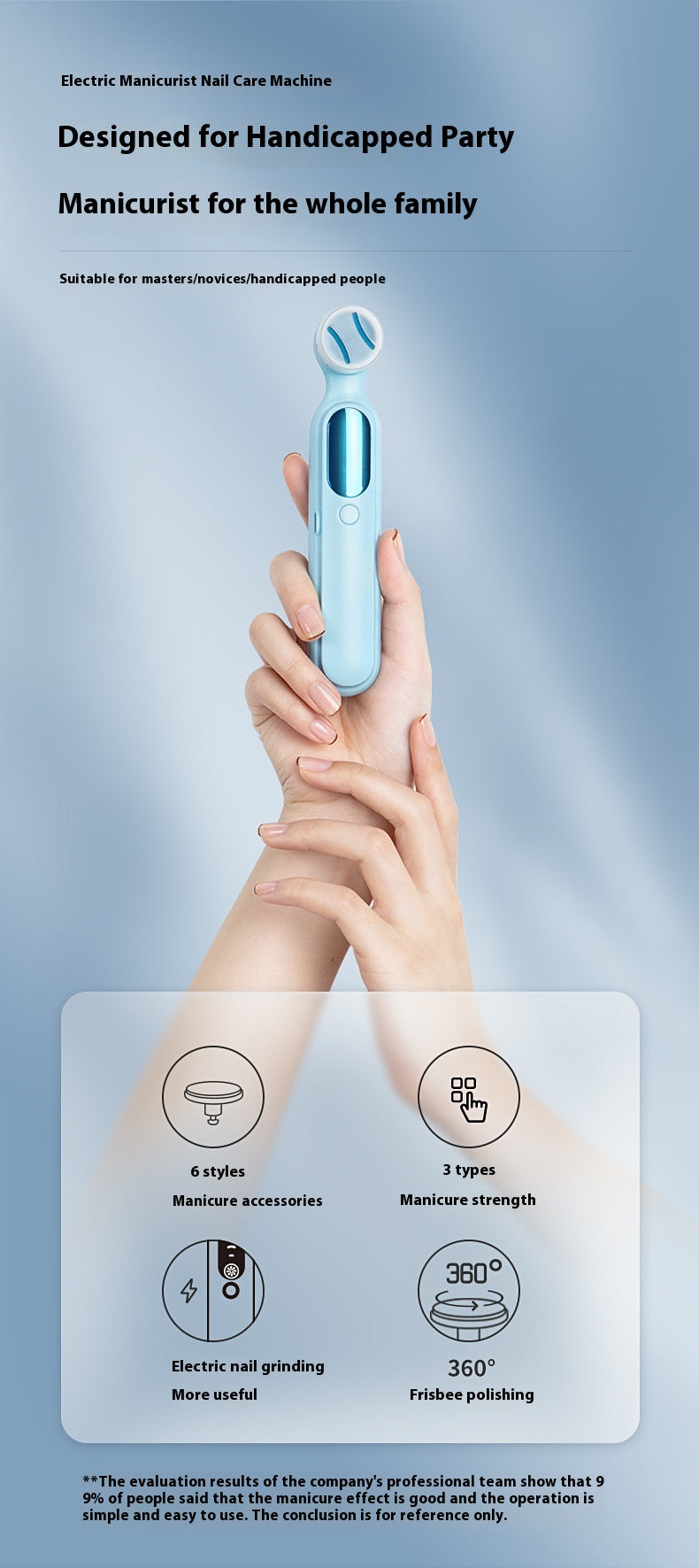 Elektrische Nagelfeile mit 360°-Schleifkopf – Bild 10 | LuxeStyle
