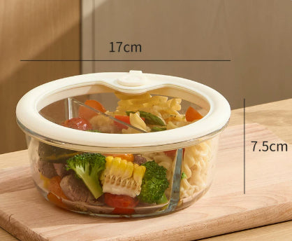 Glas Lebensbox mit Dichtverschluss