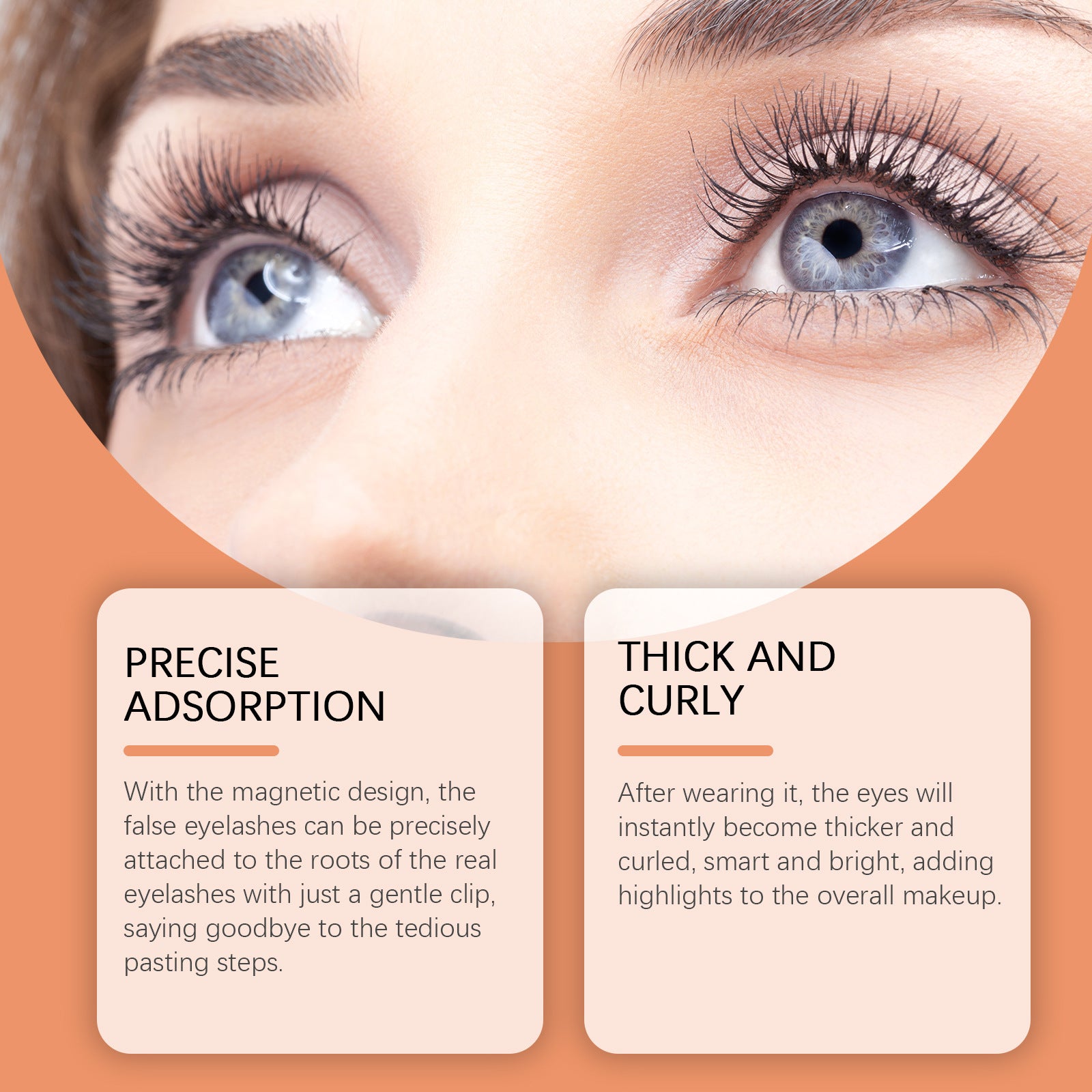 Magnetisches Wimpern-Set