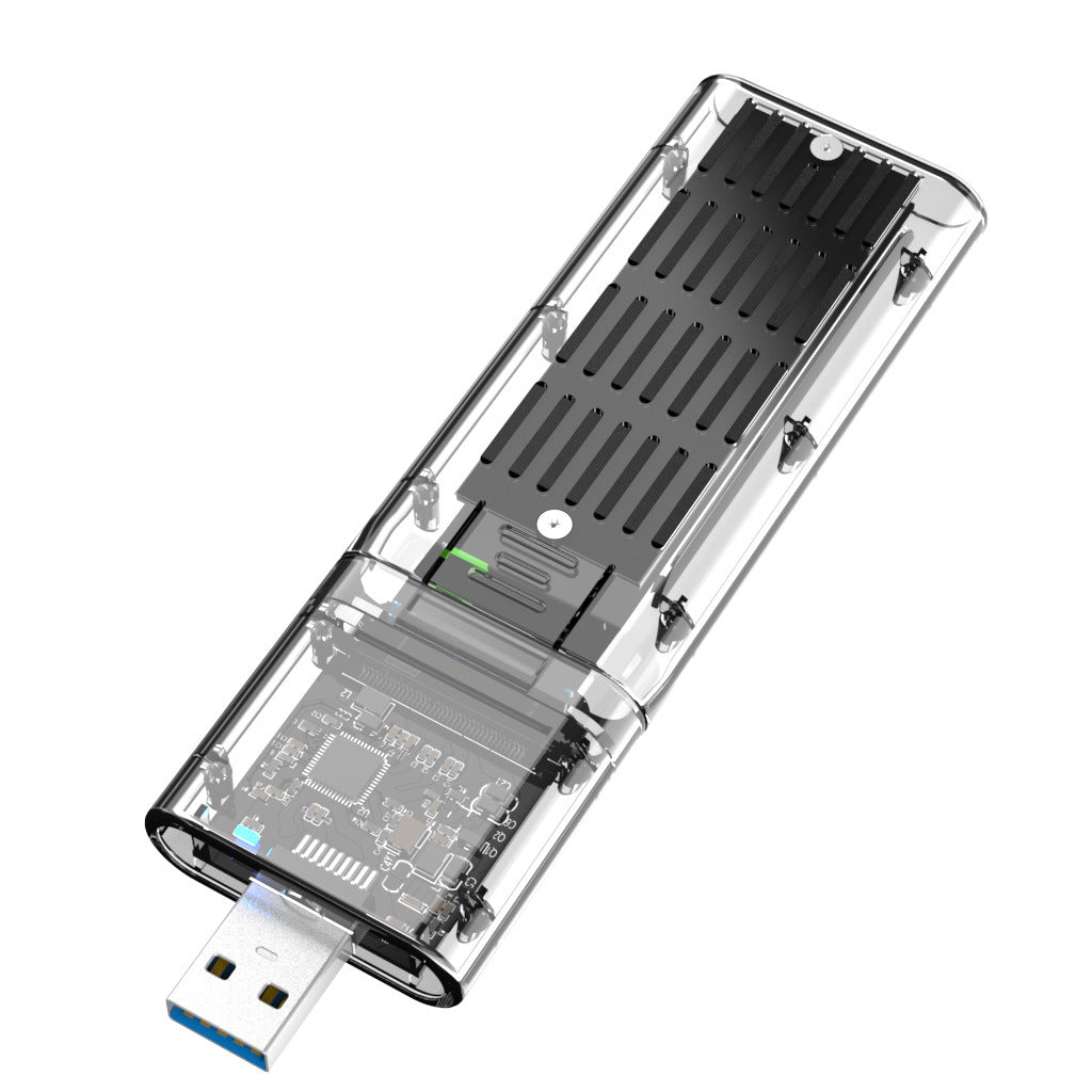 USB-Festplattengehäuse transparent