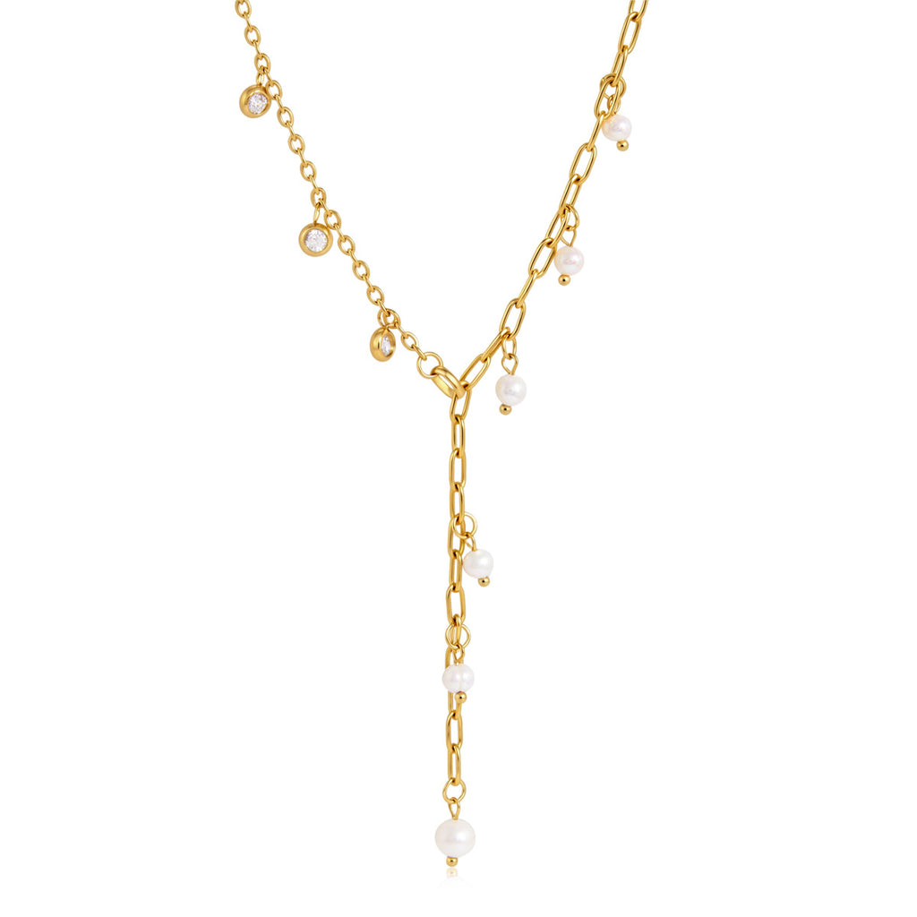 Gold-Pearl-Halskette