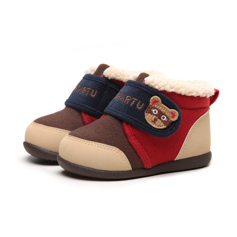 Samt-Schneestiefel für Kleinkinder – Bild 5 | LuxeStyle