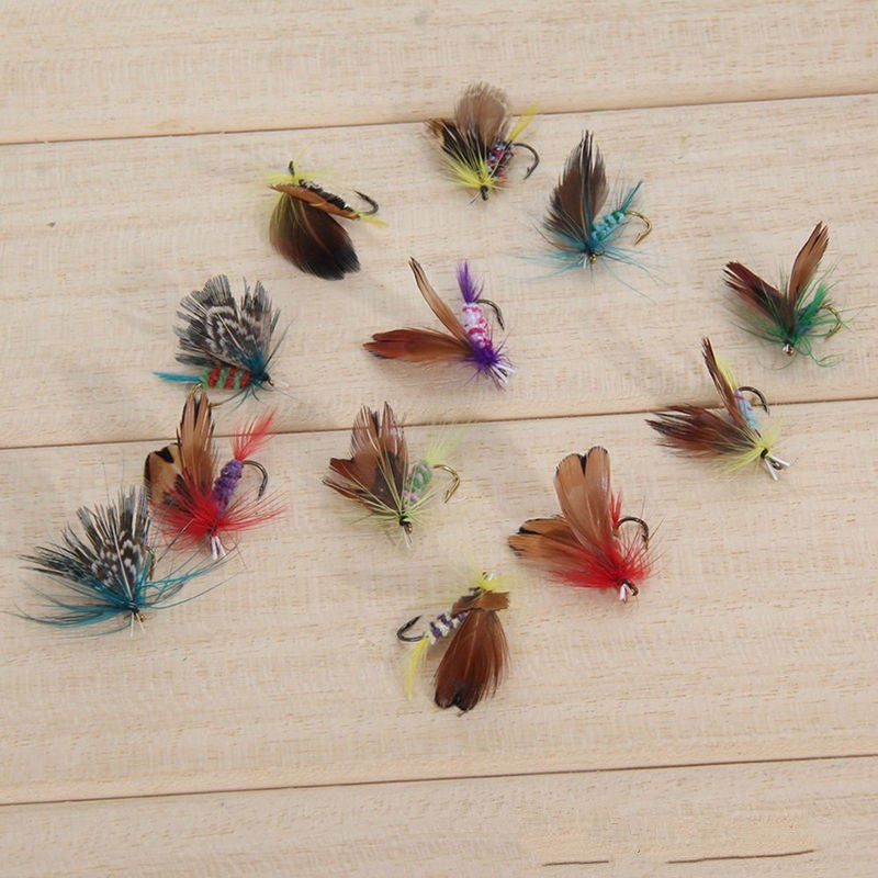 12er Set Insekten-Angelhaken
