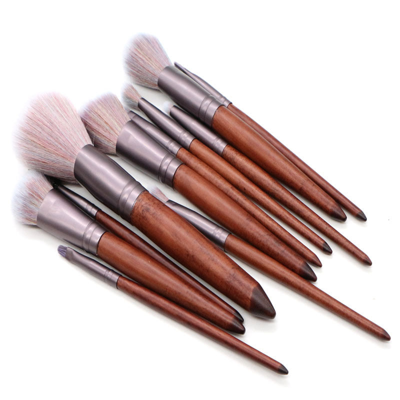 Makeup-Pinsel-Set 11‑teilig, Holz‑Handle – Bild 7 | LuxeStyle