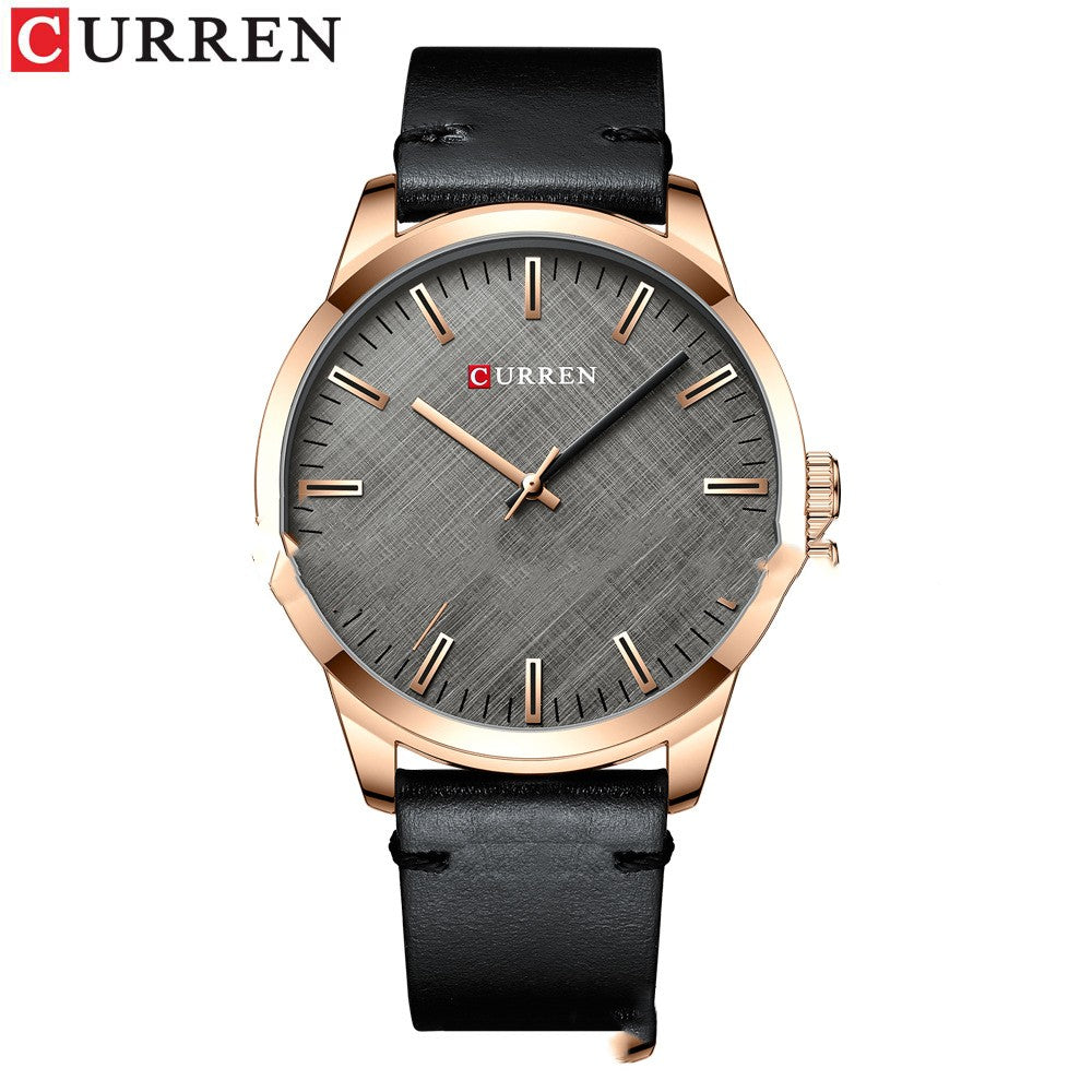 Wasserdichte Herrenuhr mit Lederarmband – Bild 4 | LuxeStyle