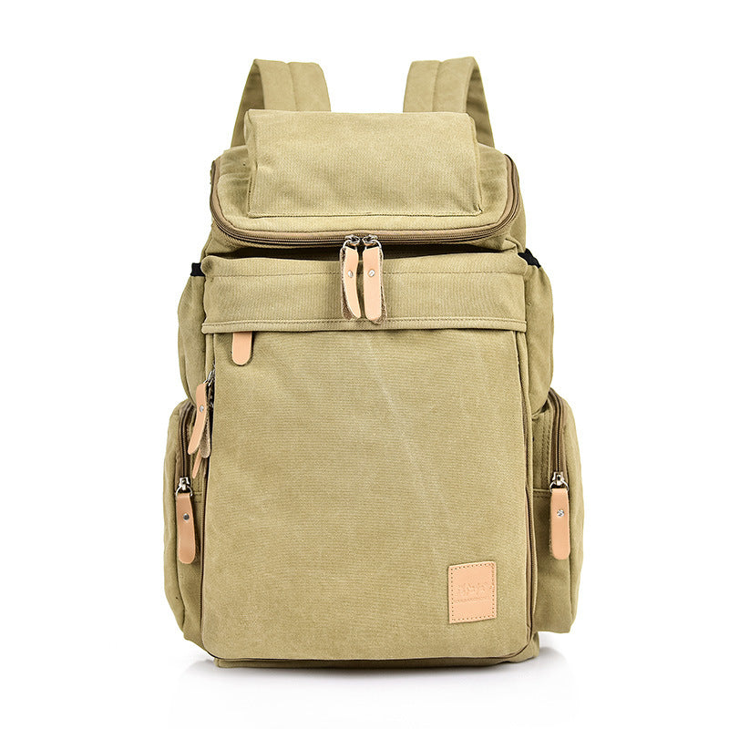 Retro Canvas Rucksack für Reisen und Alltag | LuxeStyle