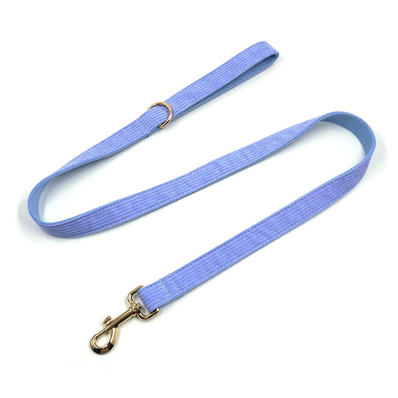 Violett Samt Halsband Leine – Bild 2 | LuxeStyle