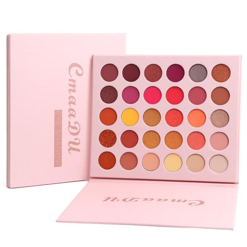 Matte Metall-Glitzer Lidschatten-Palette, 30 Farben – Bild 3 | LuxeStyle