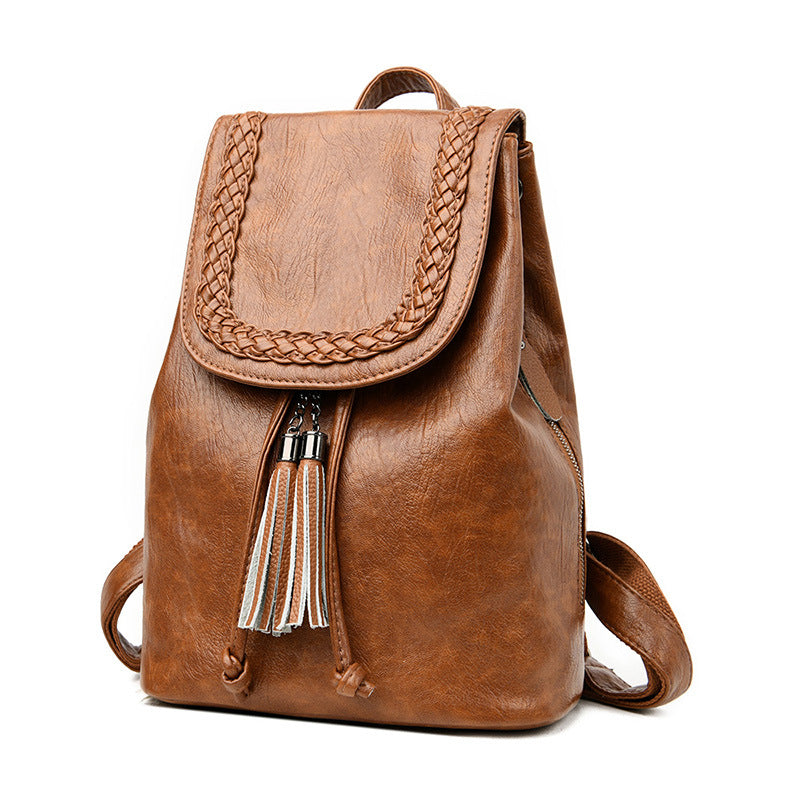 Fransige Schultertasche aus Kuhleder | LuxeStyle