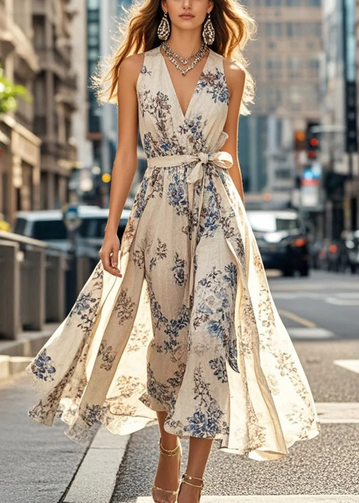 Sommerliches Kleid mit 3D-Effekt