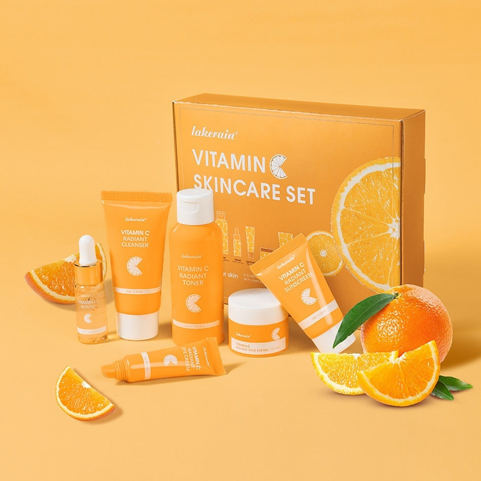 Lakerain Vitamin C Gesichtspflege-Set (6-teilig) – Bild 6 | LuxeStyle