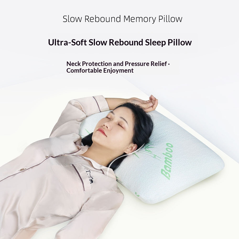 Nackenstützkissen aus Bambusfaser & Memory Foam – Ansicht 4