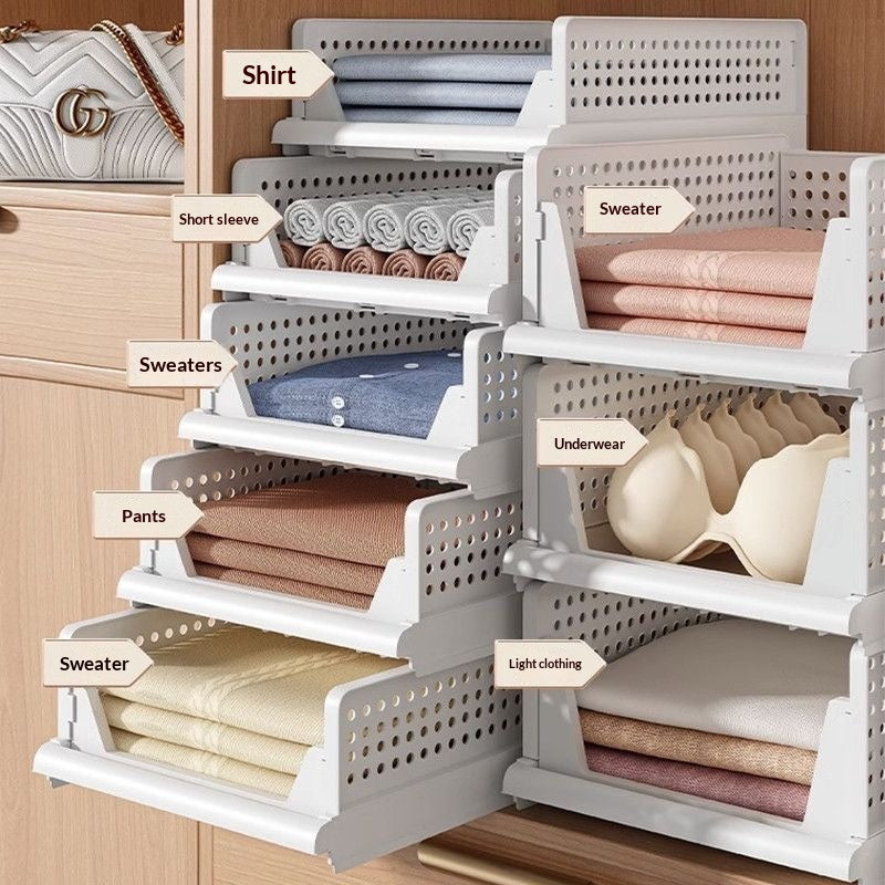 Faltbare Kleiderschrank-Aufbewahrungsbox, ausziehbar