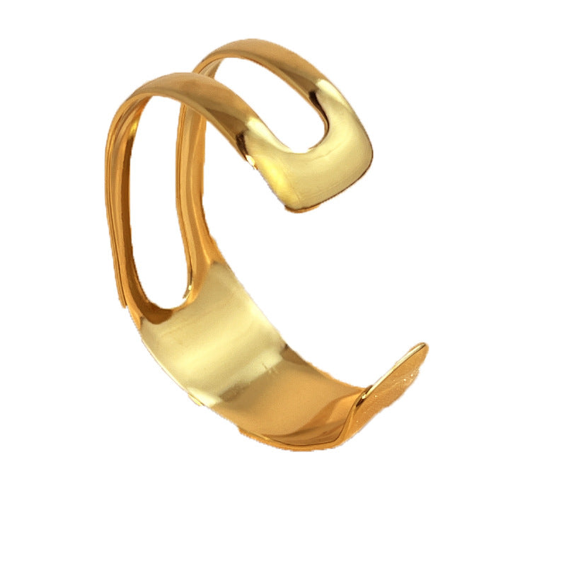 Glattes Minimalist Armband Damen