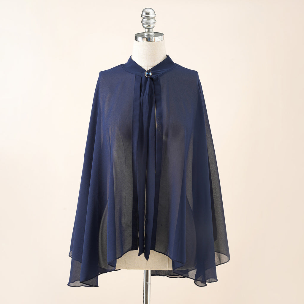 Kurzer Cardigan aus Chiffon mit UV-Schutz