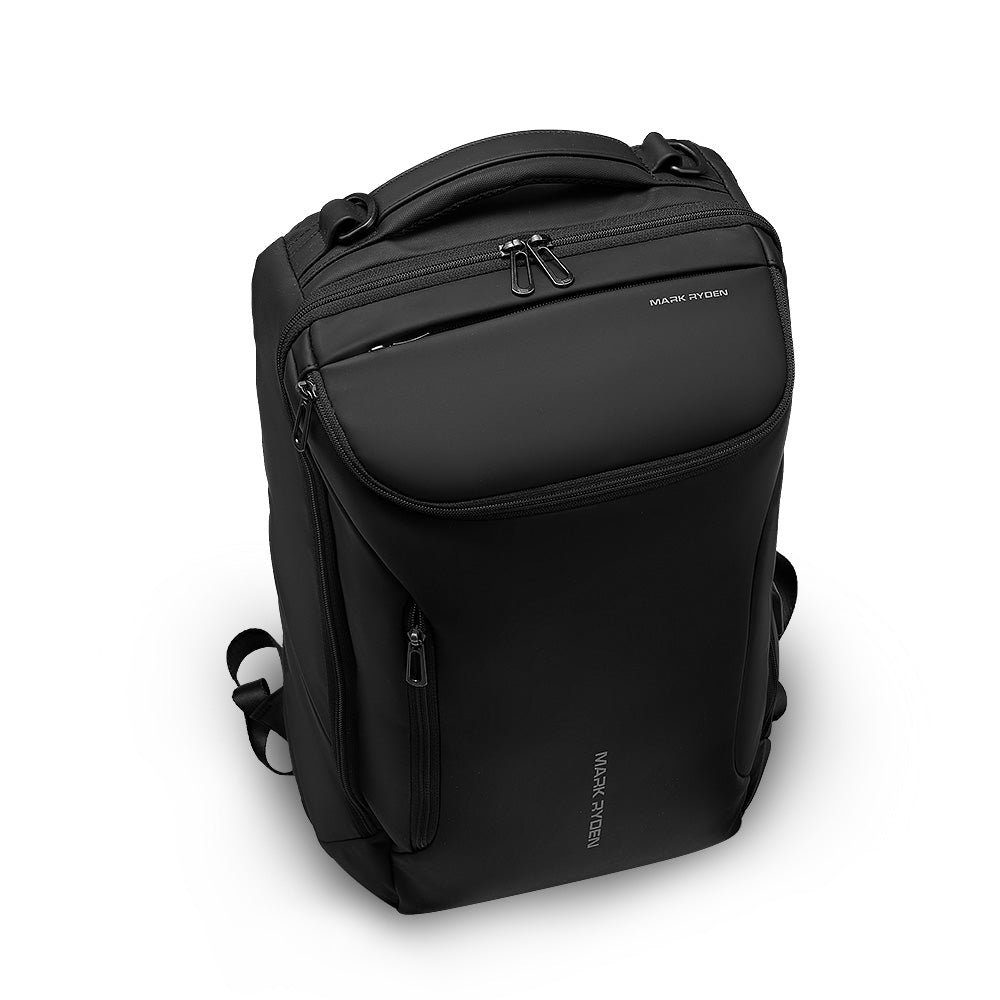 Rucksack mit USB-Ladeanschluss und Laptopfach – Bild 17 | LuxeStyle