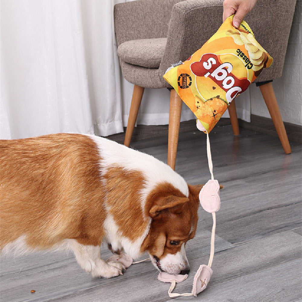 Kuschel-Chipsspielzeug