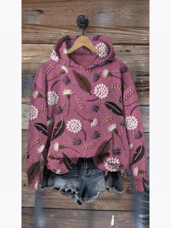 Regenbogen 3D-Hoodie für Damen